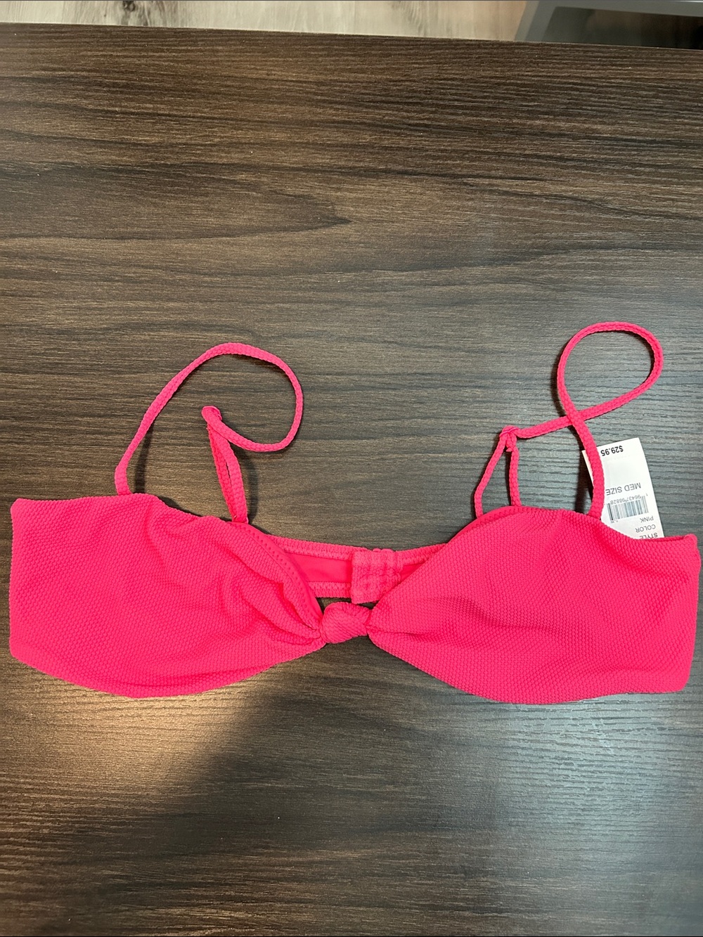 Bright Pink Bikini Top